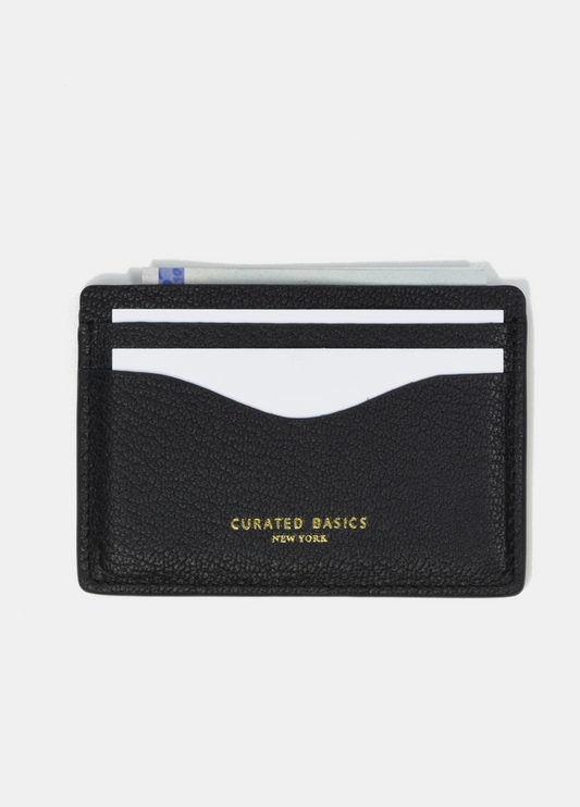 Classic Leather Cardholder - Black