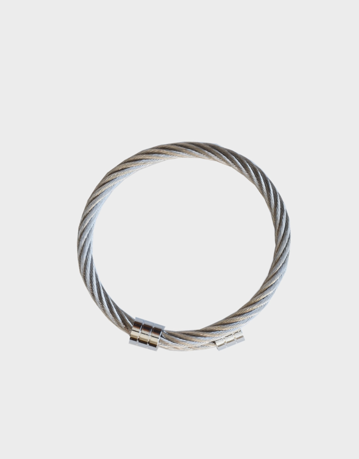 Silver Stainless Steel Cuff - Silver Accent