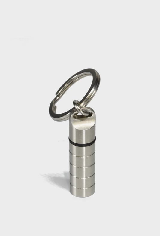 Steel Keychain Cash Tin