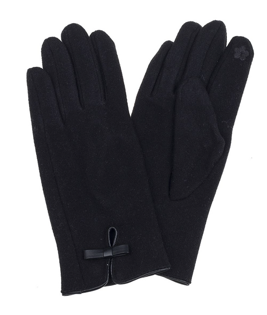 Bow Gloves Black