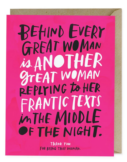 Every Great Woman Card