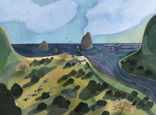 Sea Side Dairy Farm by Elisabeth Dorrian
