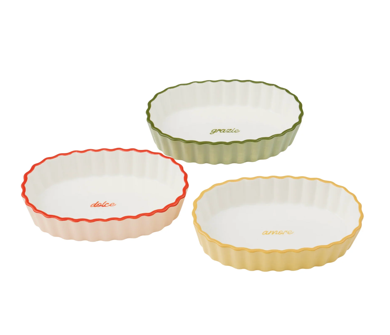 Noto Ceramic Baker Dish Red