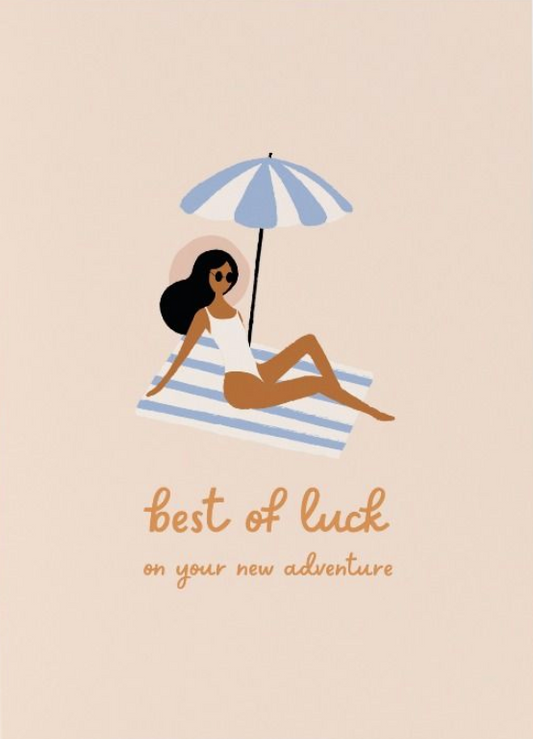 Best Of Luck On Your New Adventure by Duchess Plum
