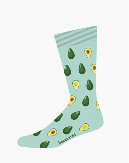 Mens Avocado Bamboo Sock