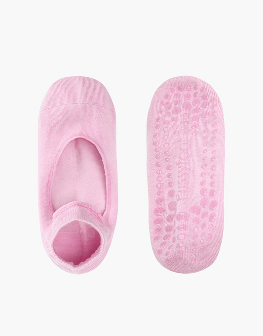 Womens Pink Pilates & Yoga non slip Socks