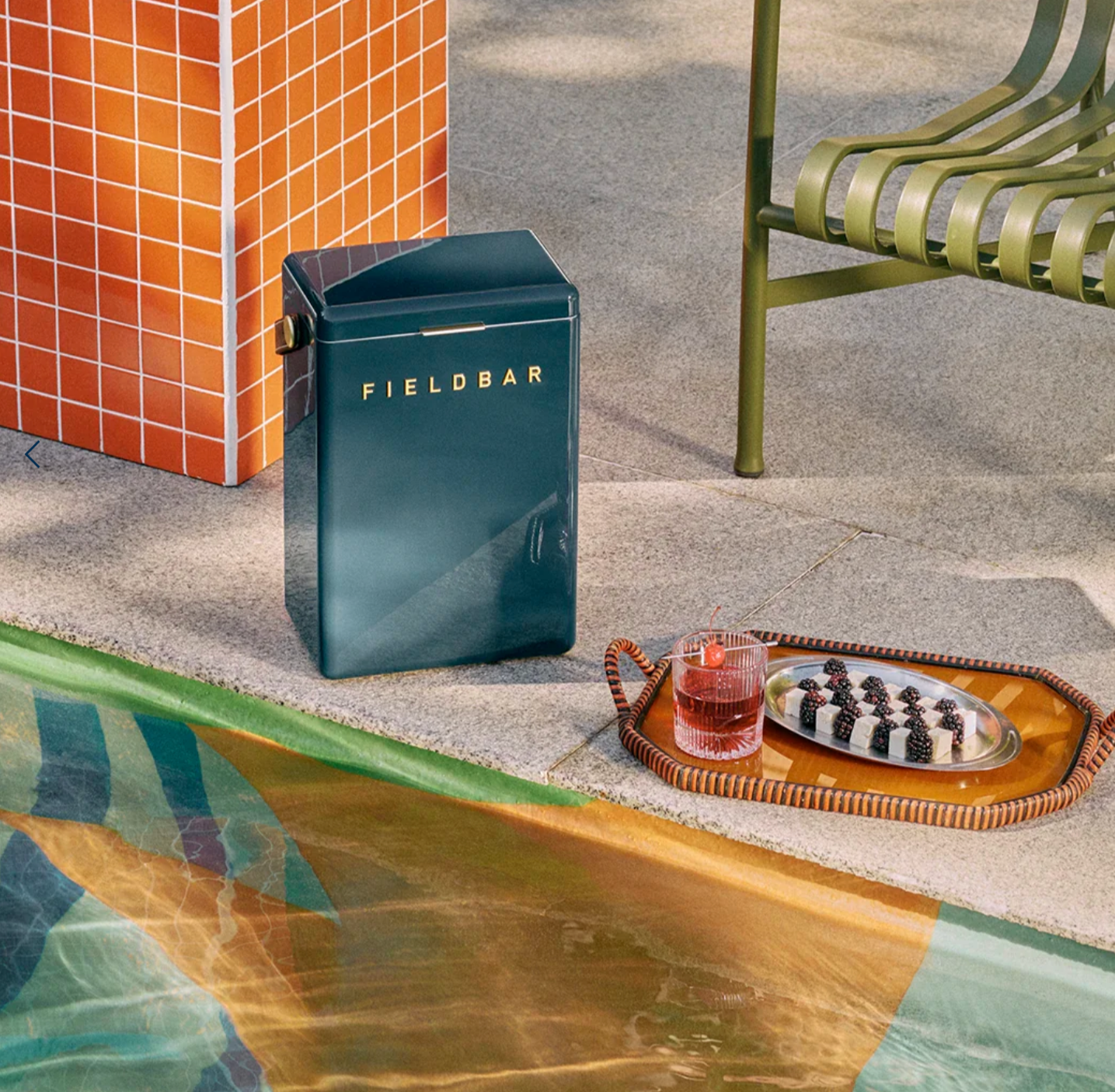 Drinks Box in Sea Boat Blue