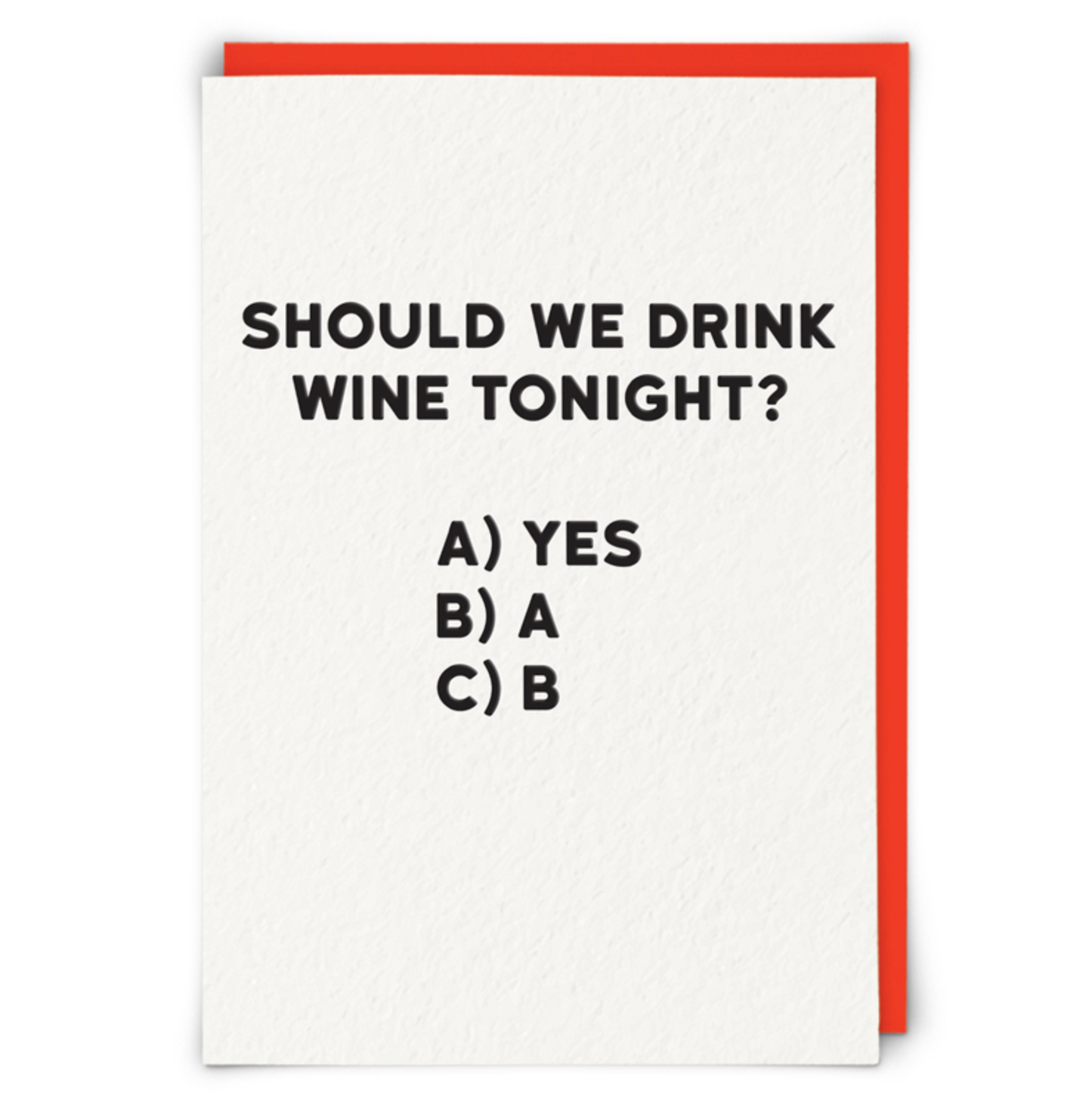 Wine Tonight Greeting Card