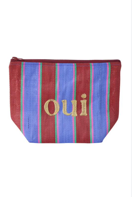 Oui Recycled Pouch in Multi Colour