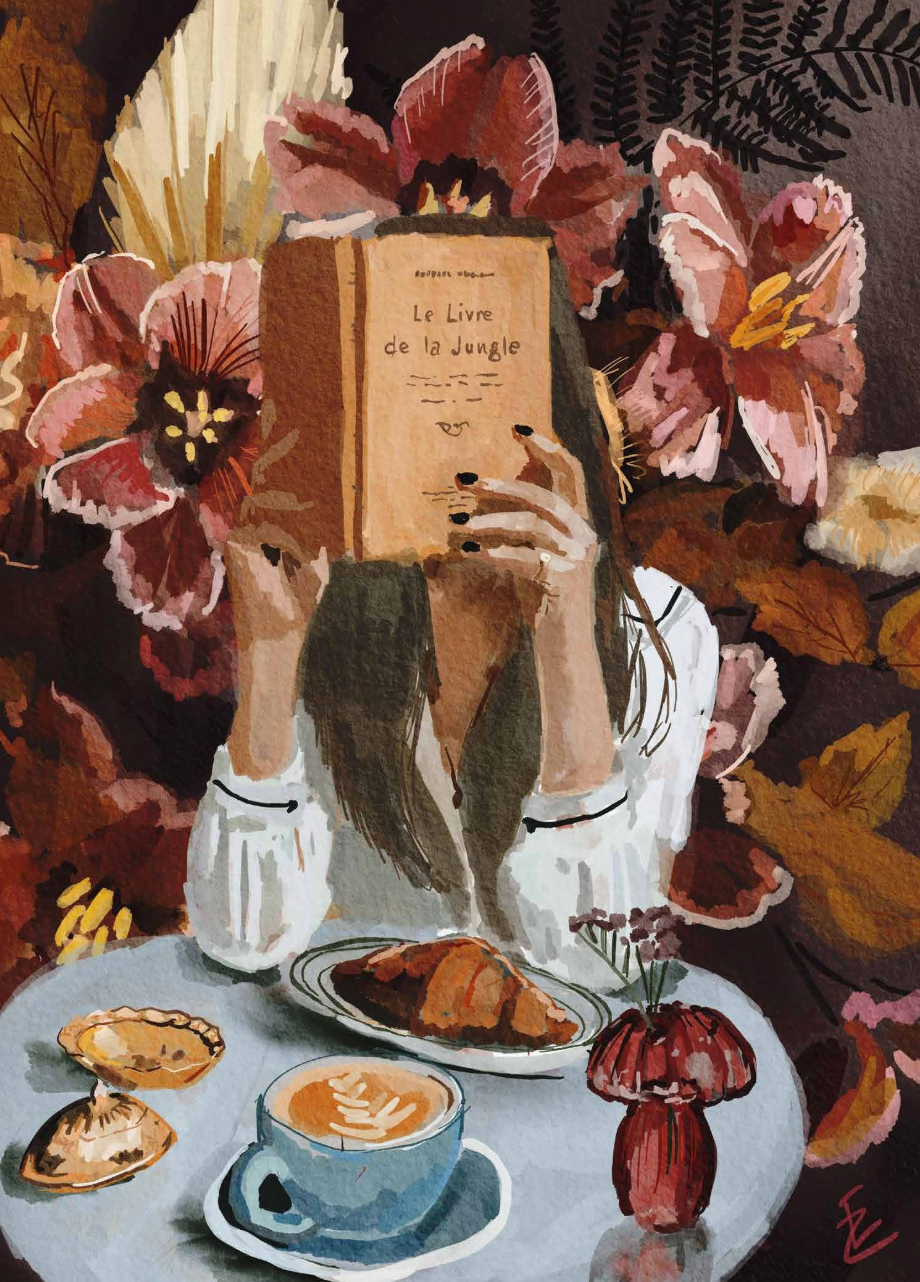 Girl with the jungle book - Ekaterina Zagorska