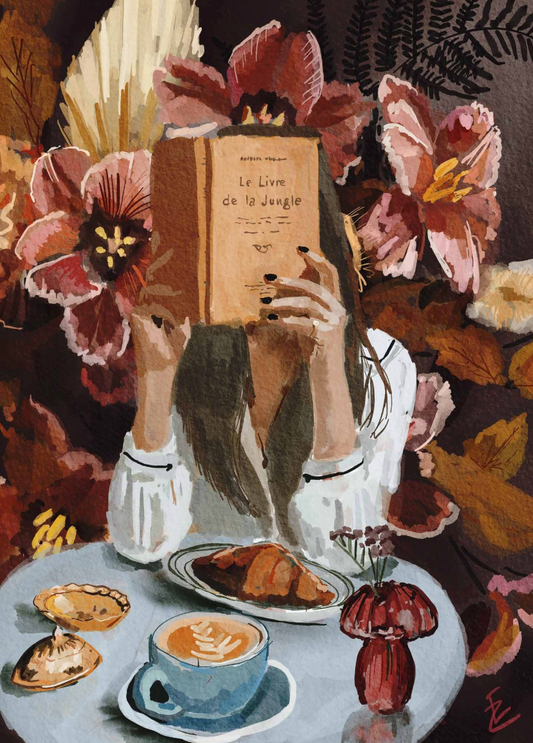 Girl with the jungle book - Ekaterina Zagorska