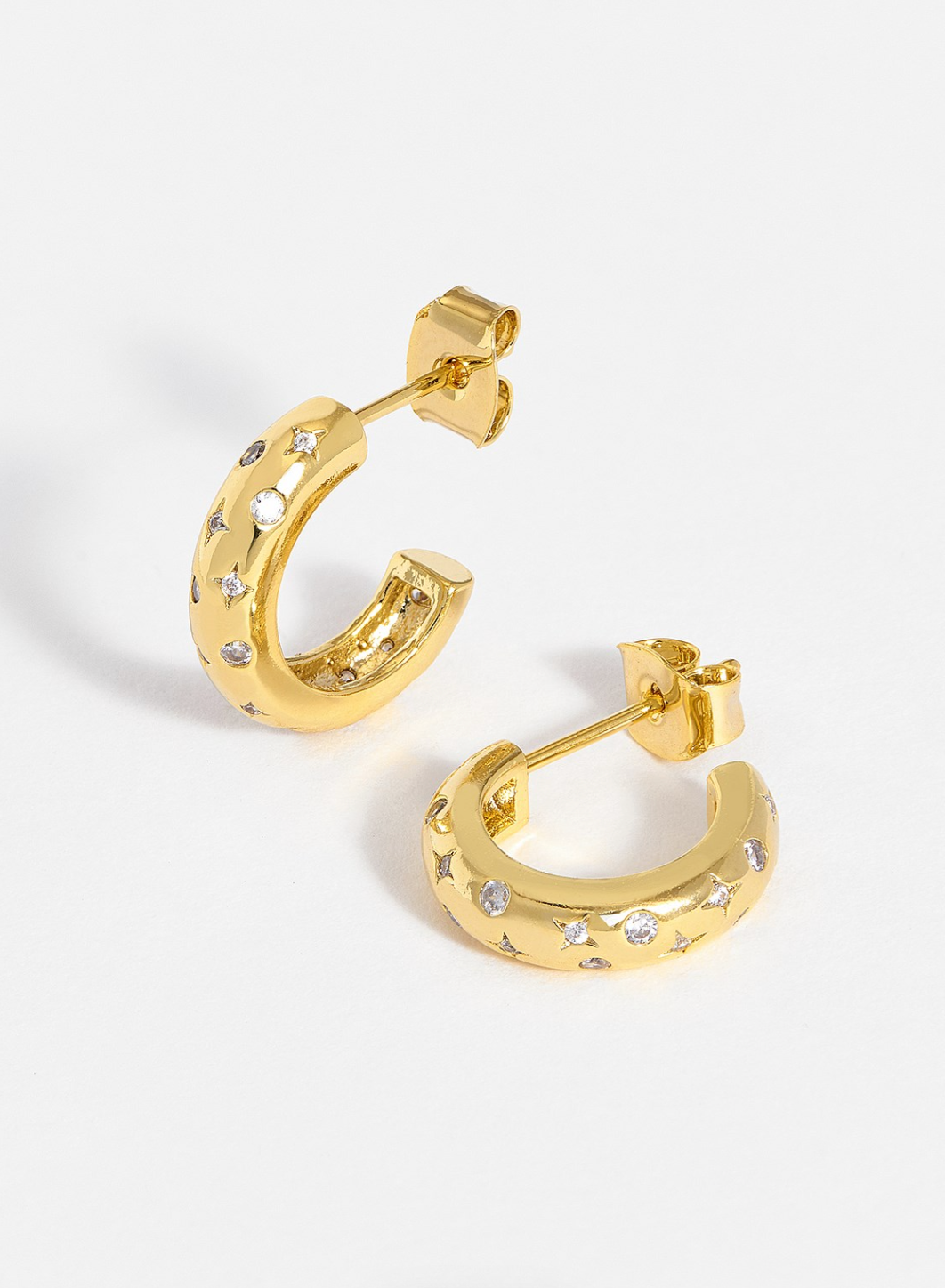 Constellation Chunky Hoops Gold Plated