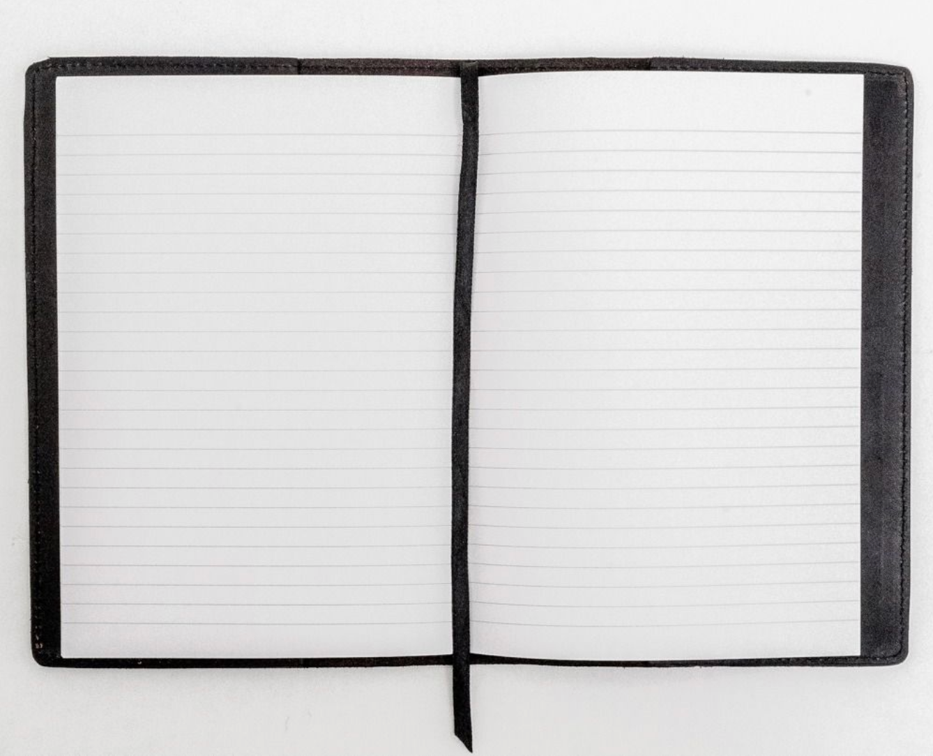 A5 Notebook with Leather Jacket