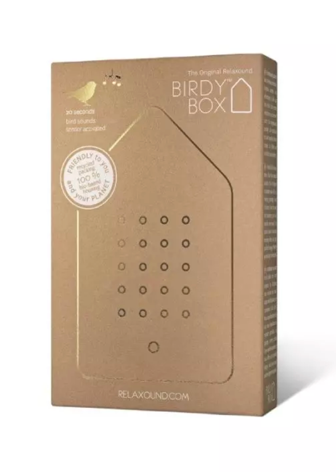 Birdy Box Golden Brass