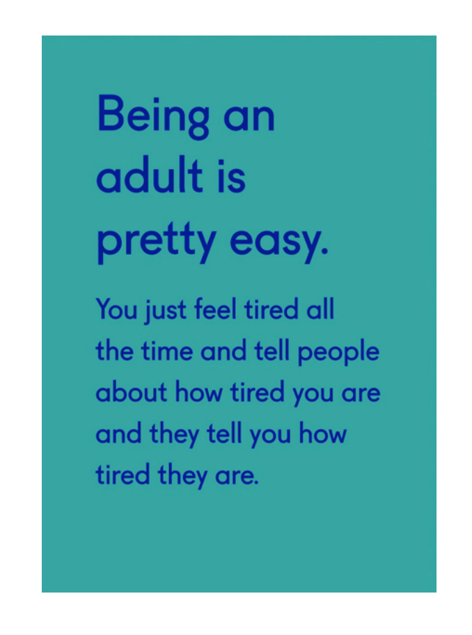 Being an Adult