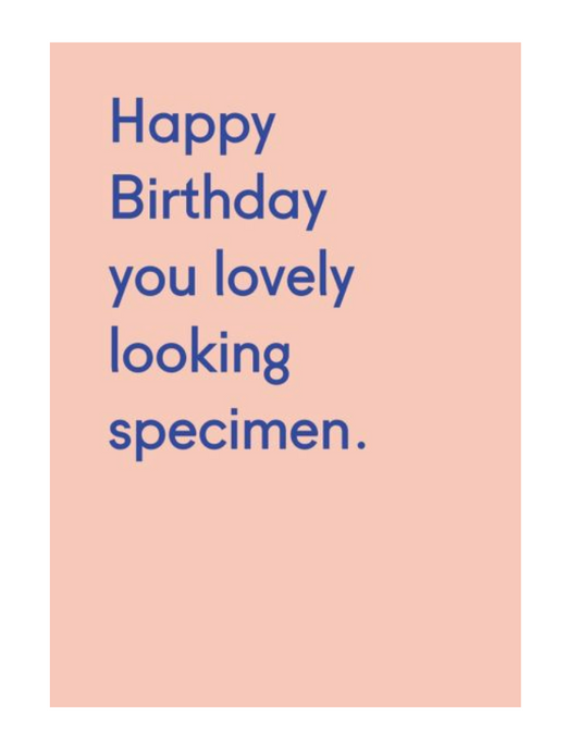 Lovely Specimen