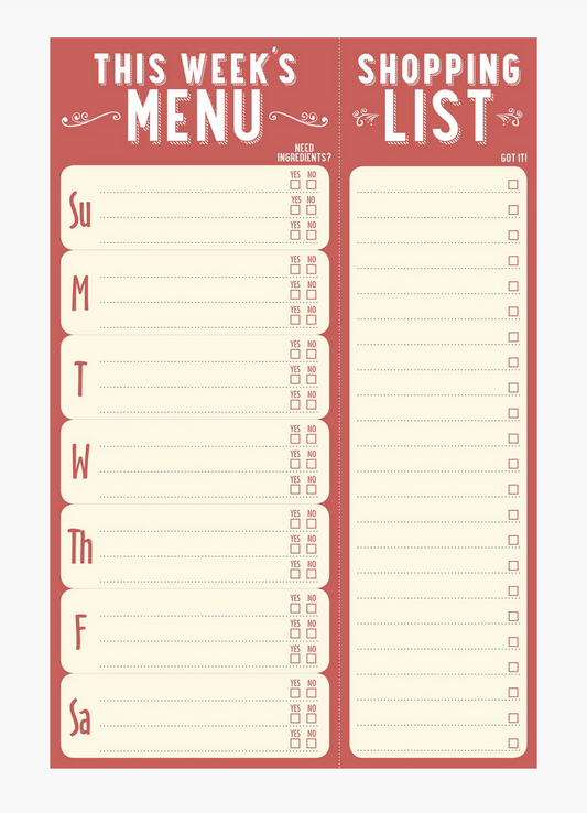 This Weeks Menu