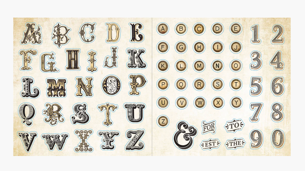 Ephemera Sticker Book
