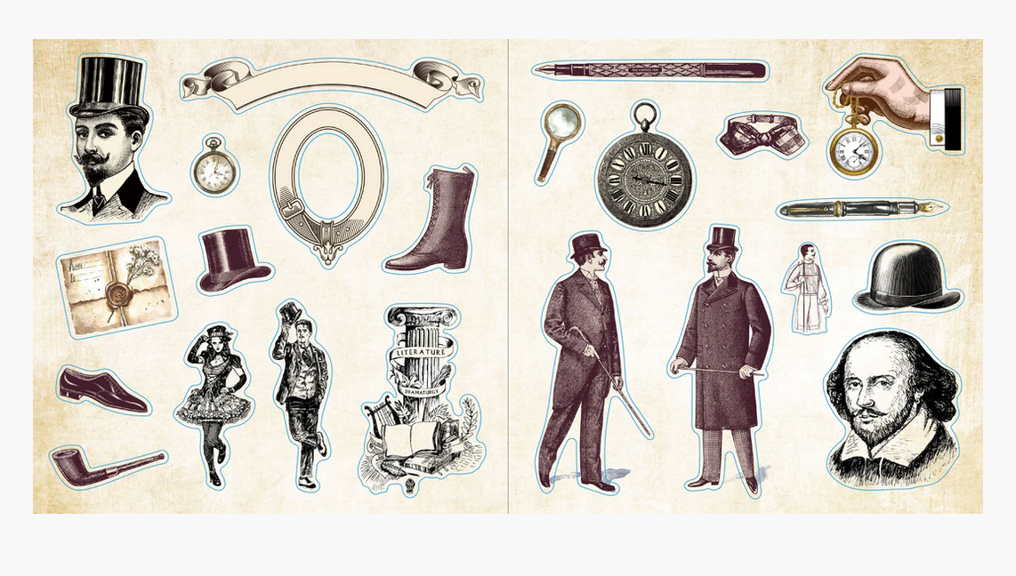 Ephemera Sticker Book