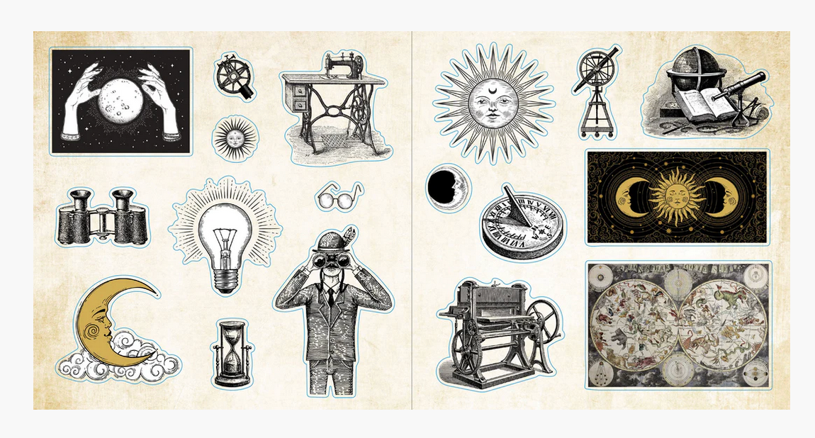 Ephemera Sticker Book