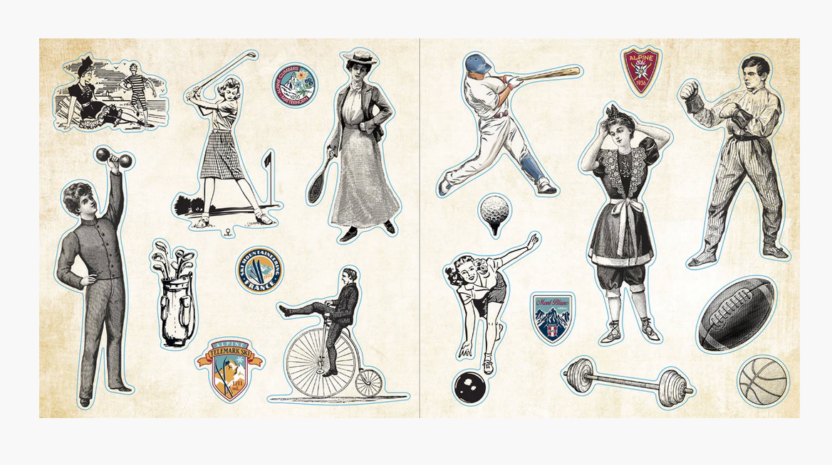 Ephemera Sticker Book