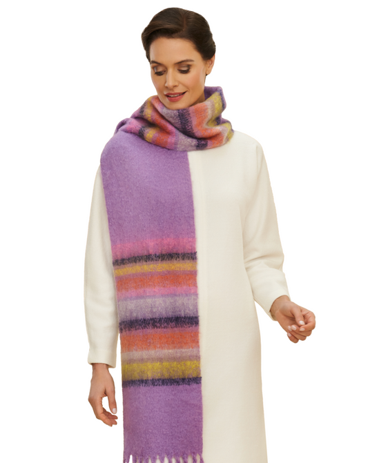 Sammy Cosy Scarf in Violet