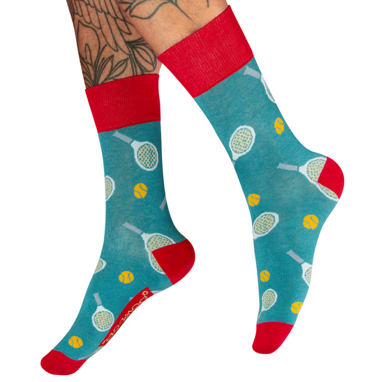Centre Court Men's Socks in Teal