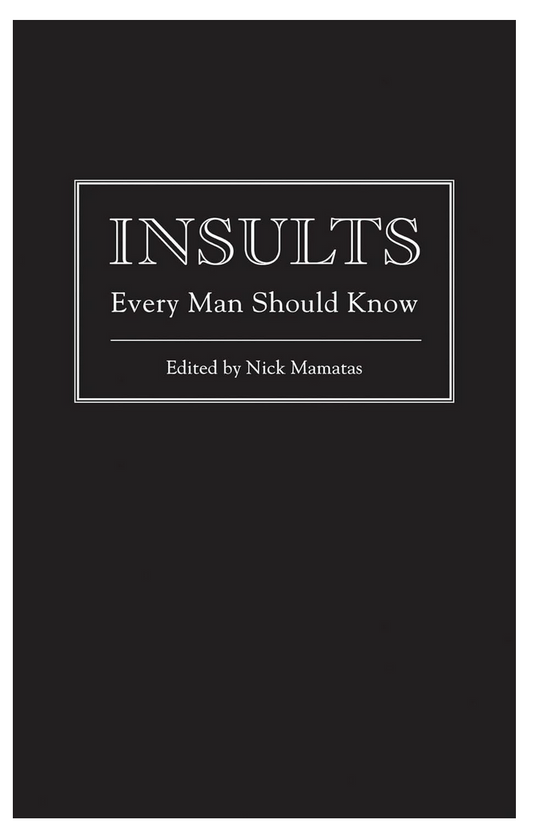 Insults: Every Man Should Know