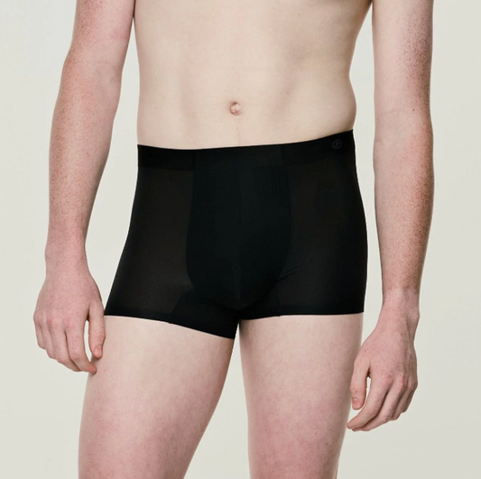 Men's On The Go Boxer Trunk in Black
