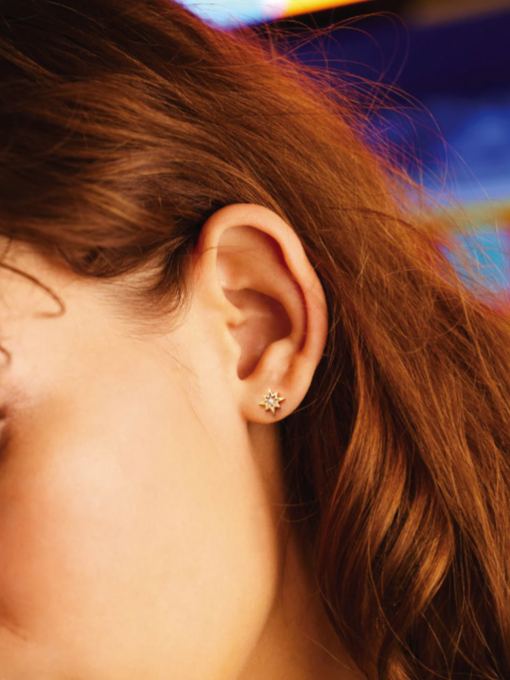North Star Stud Earrings