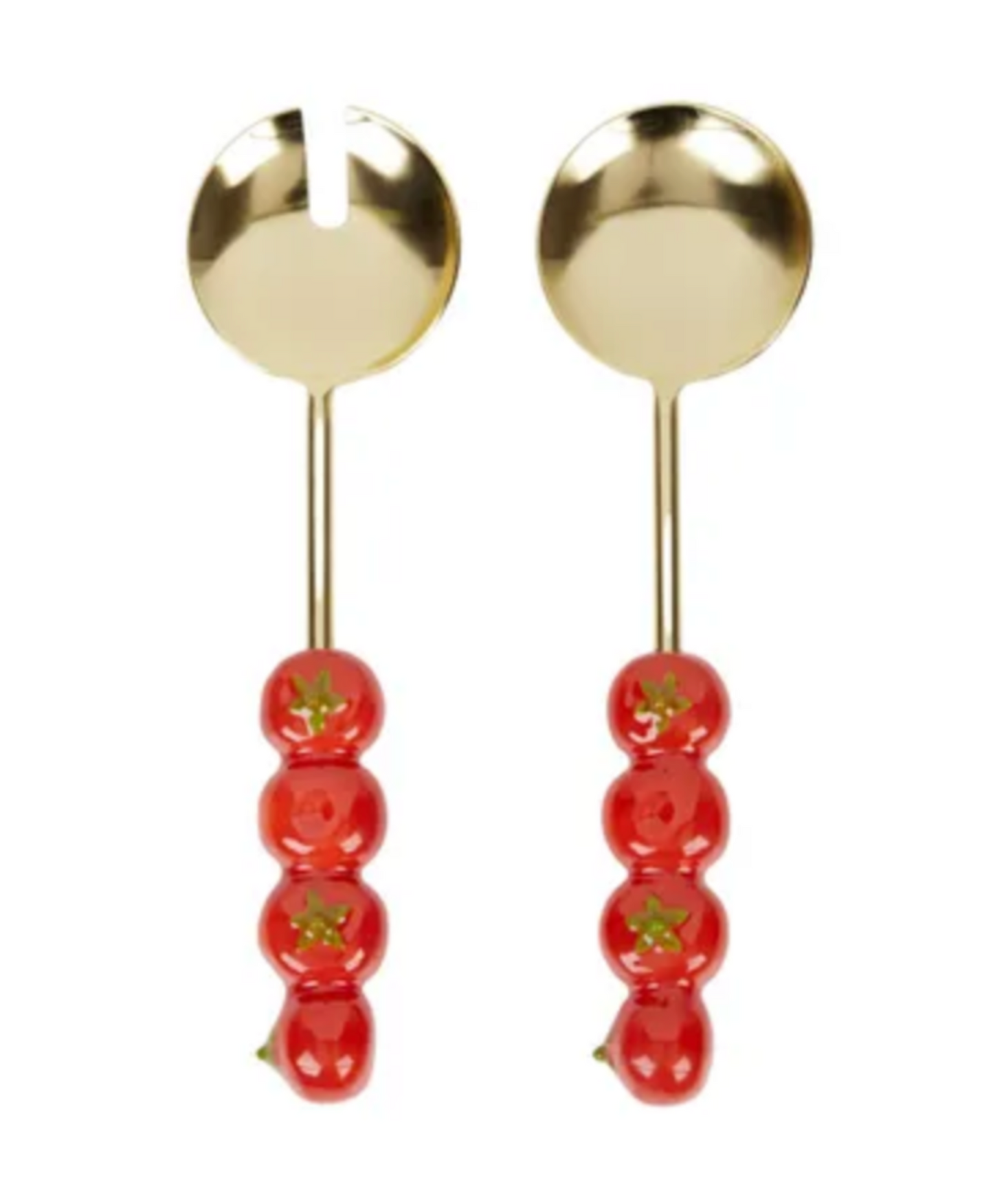 Tomato Steel Server Set of Two
