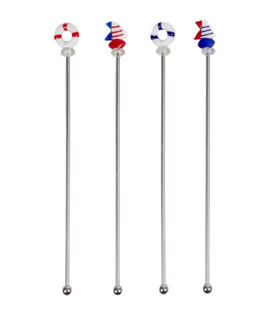 Ahoy Drink Stirrers Set of Four
