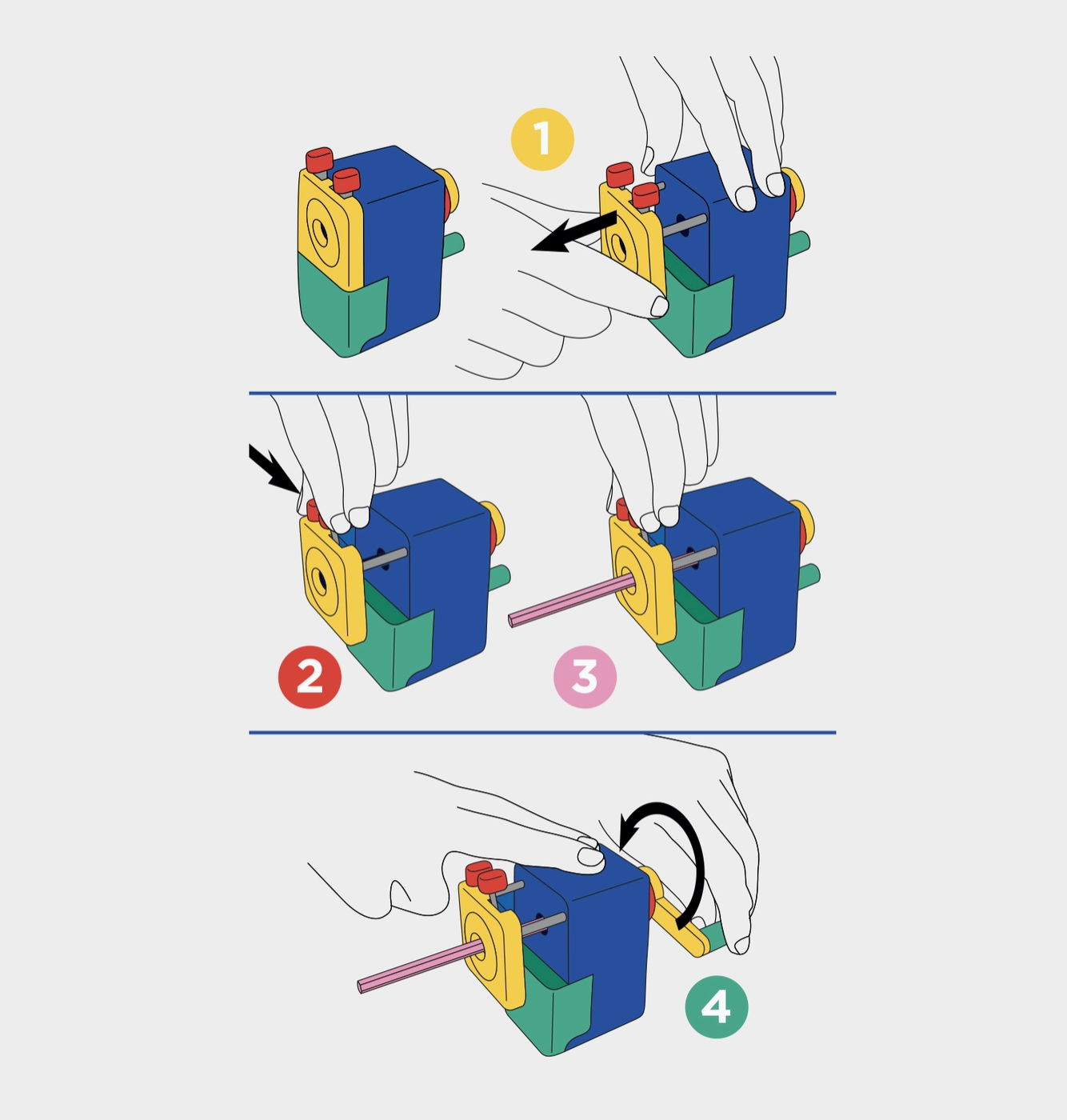 Papier Tigre Rotary Sharpener