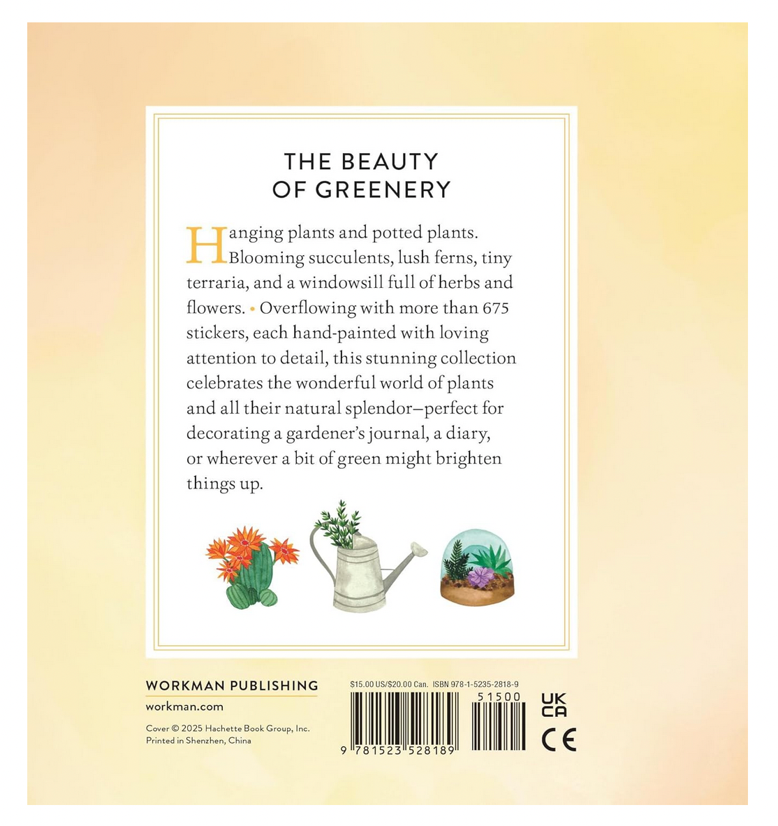 A Plant Lovers Sticker Book