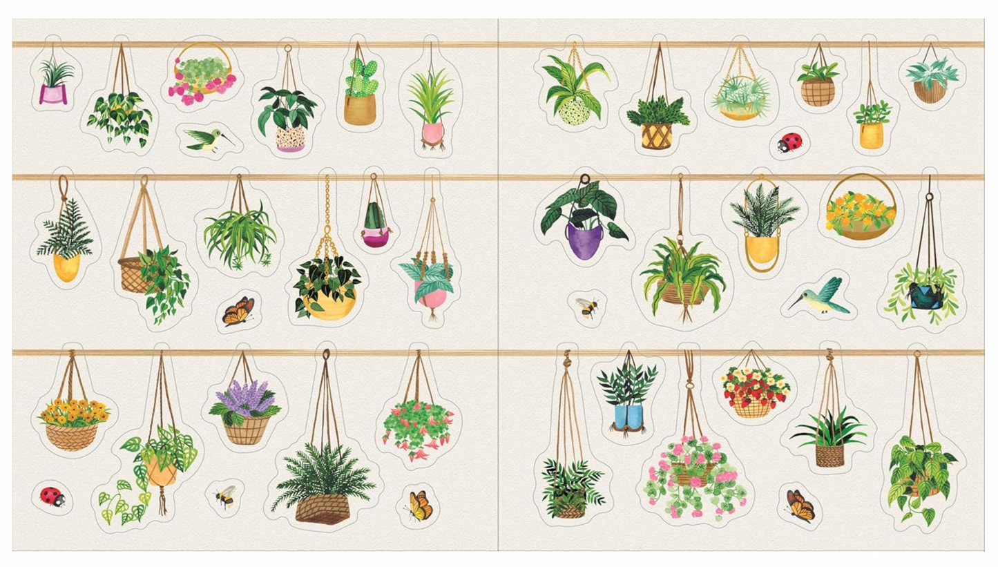 A Plant Lovers Sticker Book