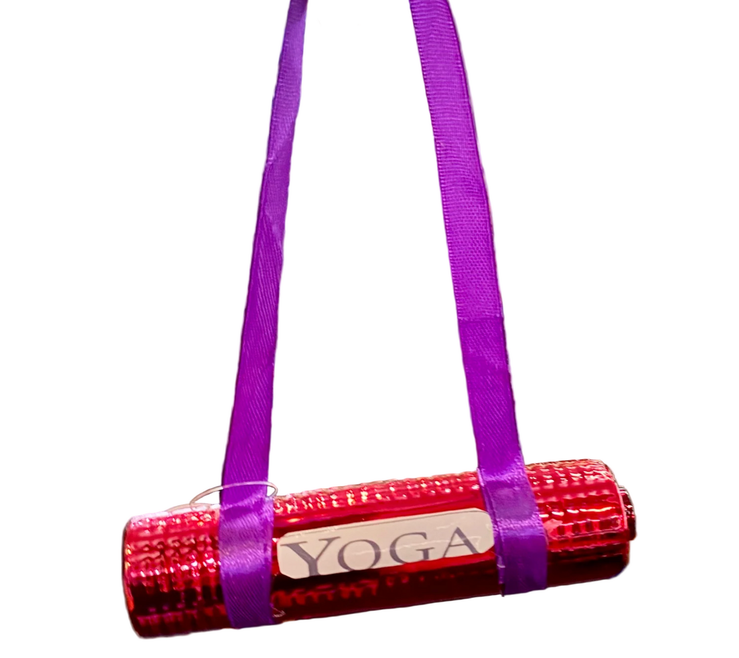 Yoga Matt Ornament Pink