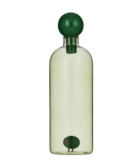 Glass Olive Oil Bottle Green