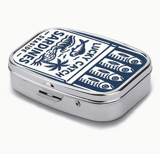 Lucky Catch Sardines Pill Box