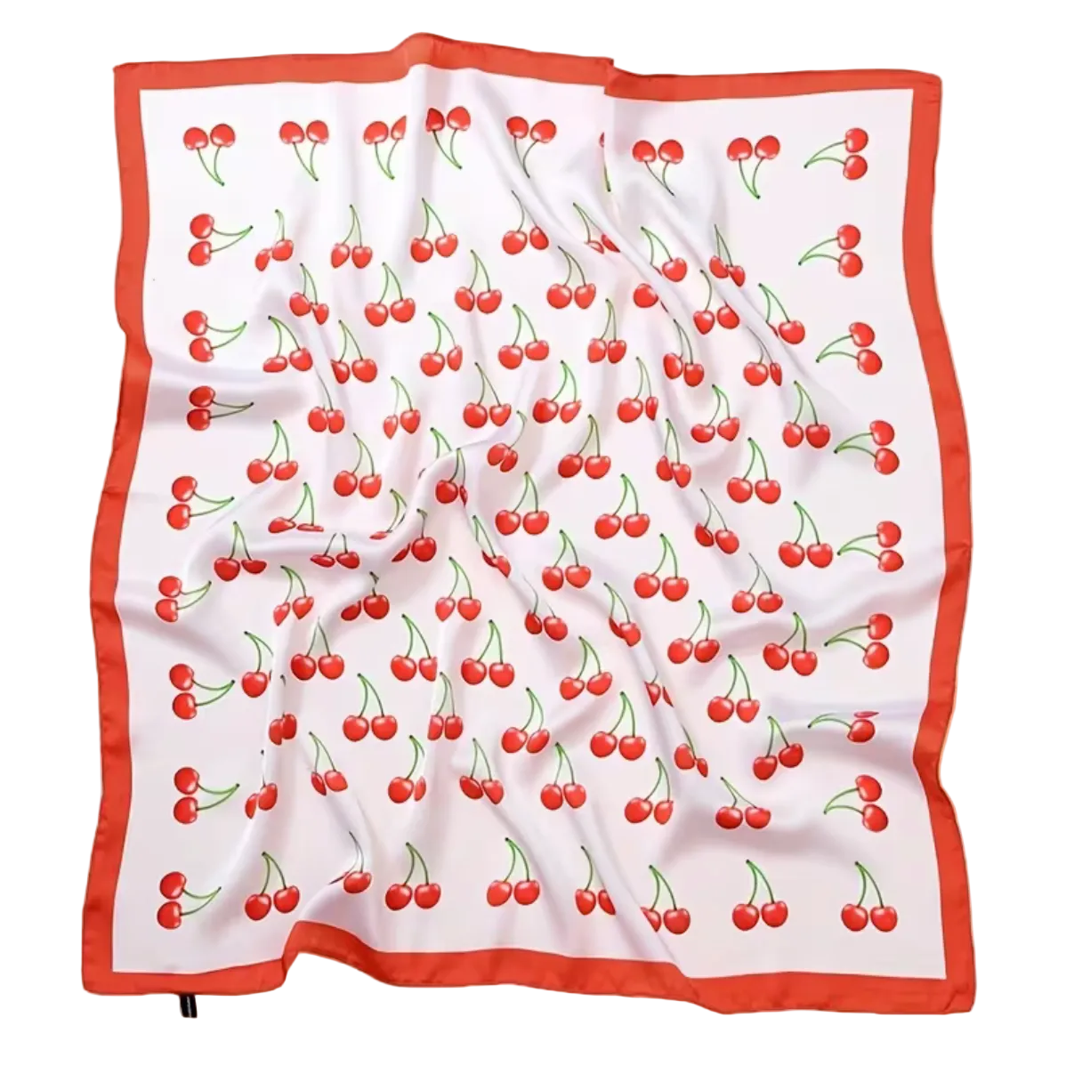 Square Scarf Cherries