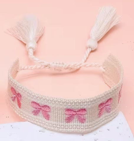Bows Embroided Bracelet
