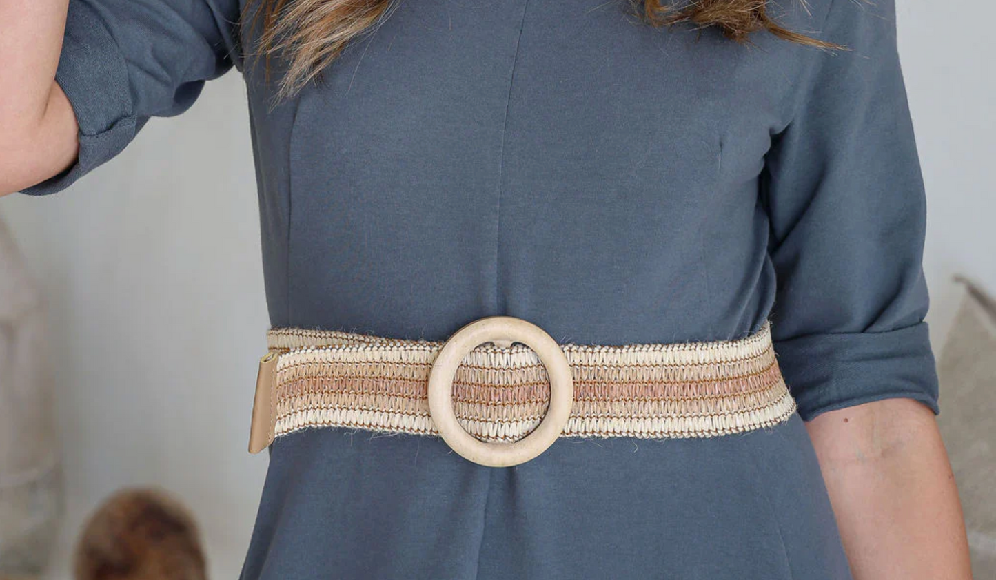 Tri-Colour Woven Belt
