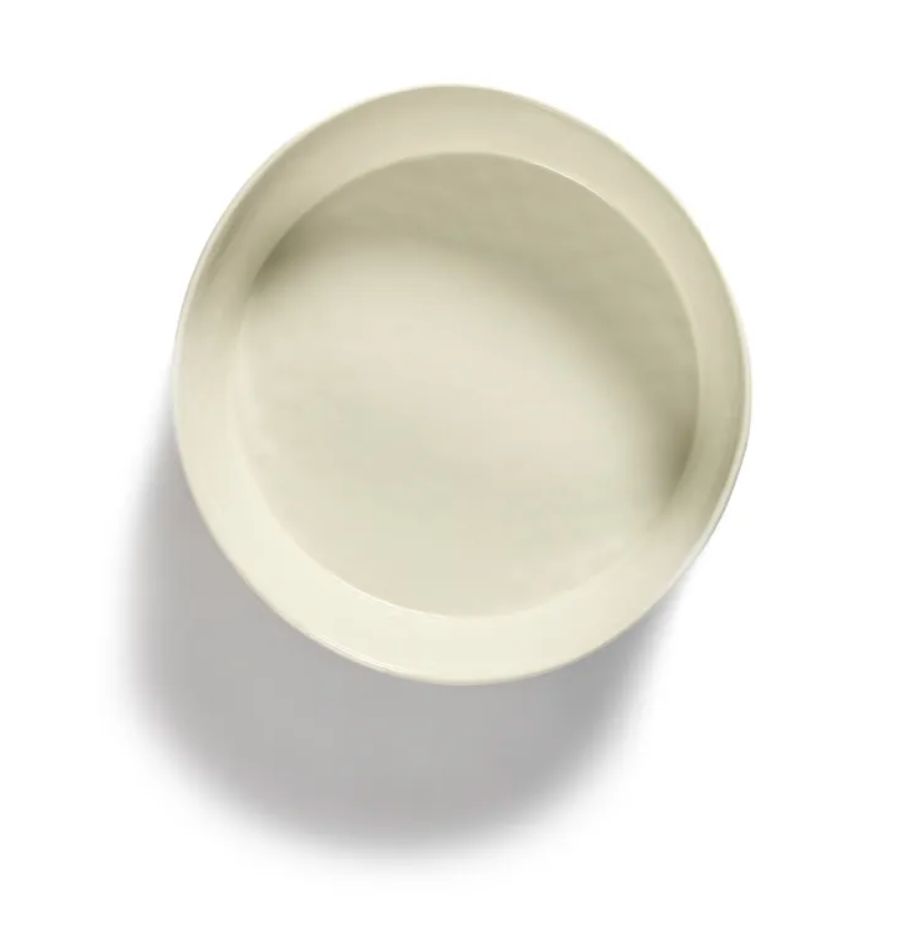 Ottolenghi Salad Bowl - White with Blue Stripes