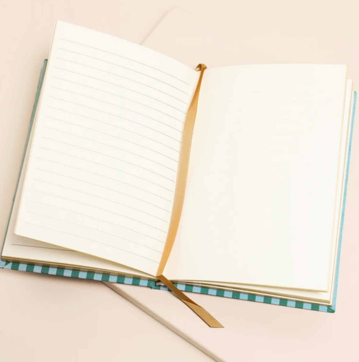 Green Stripe Dreams & Doodles Notebook