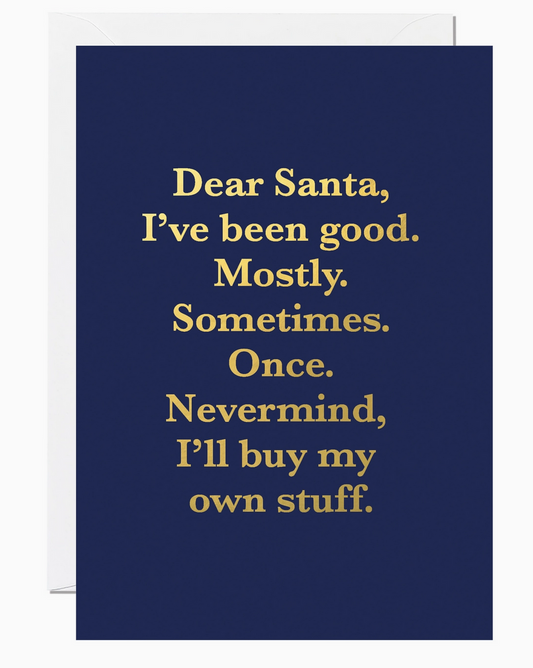 Dear santa - Greeting Card