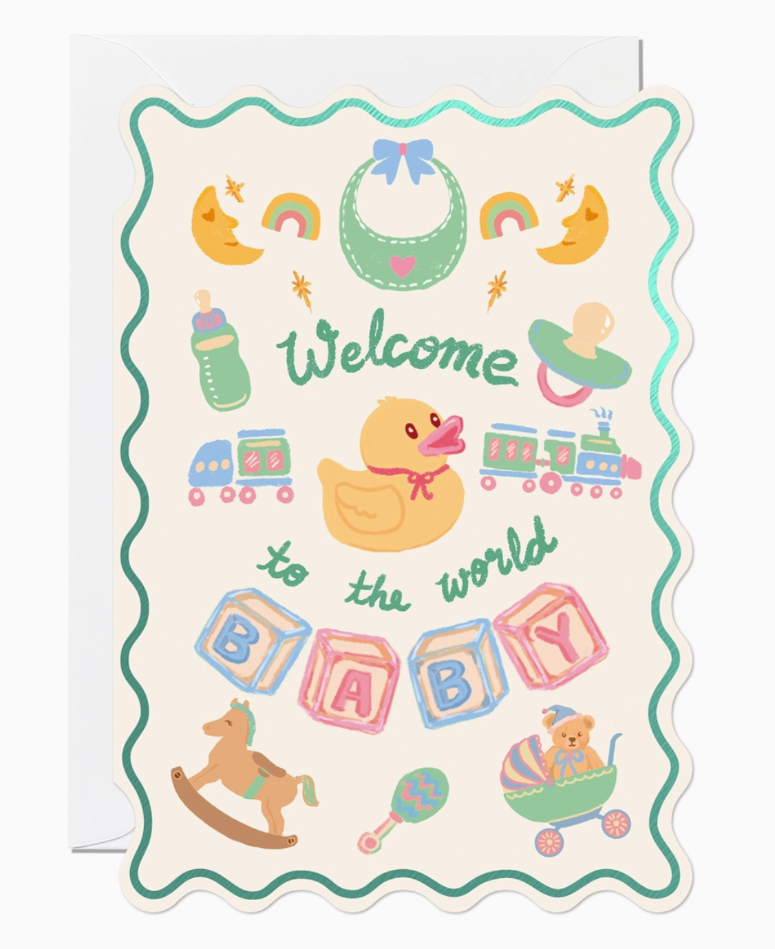 Welcome to the World Baby - Greeting Card