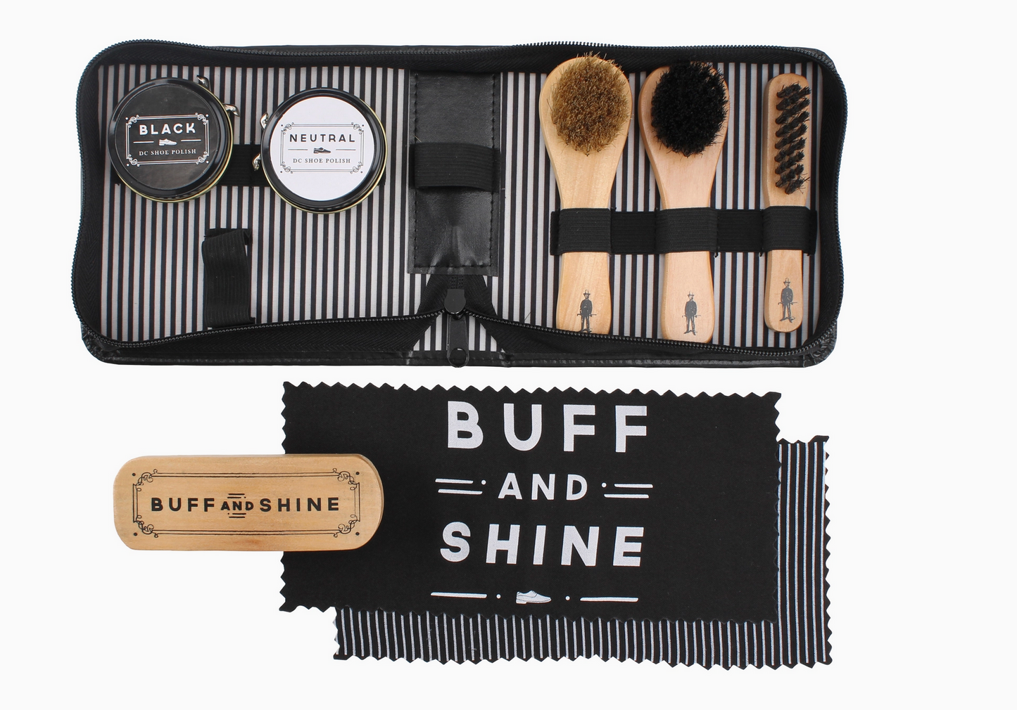 Dapper Chap Buff & Shine Shoe Cleaning Kit