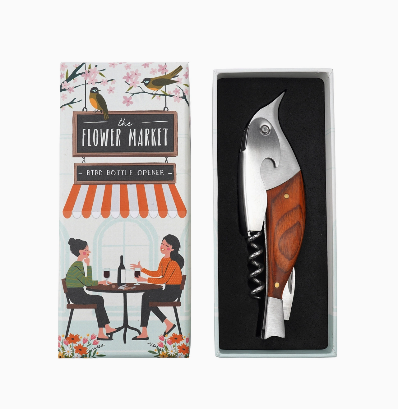 The Flower Market Bird Bottle Opener