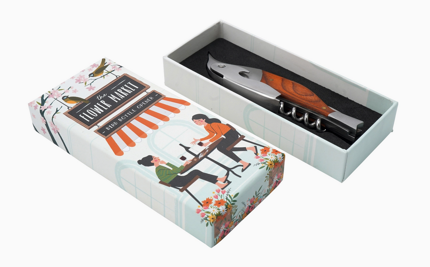 The Flower Market Bird Bottle Opener