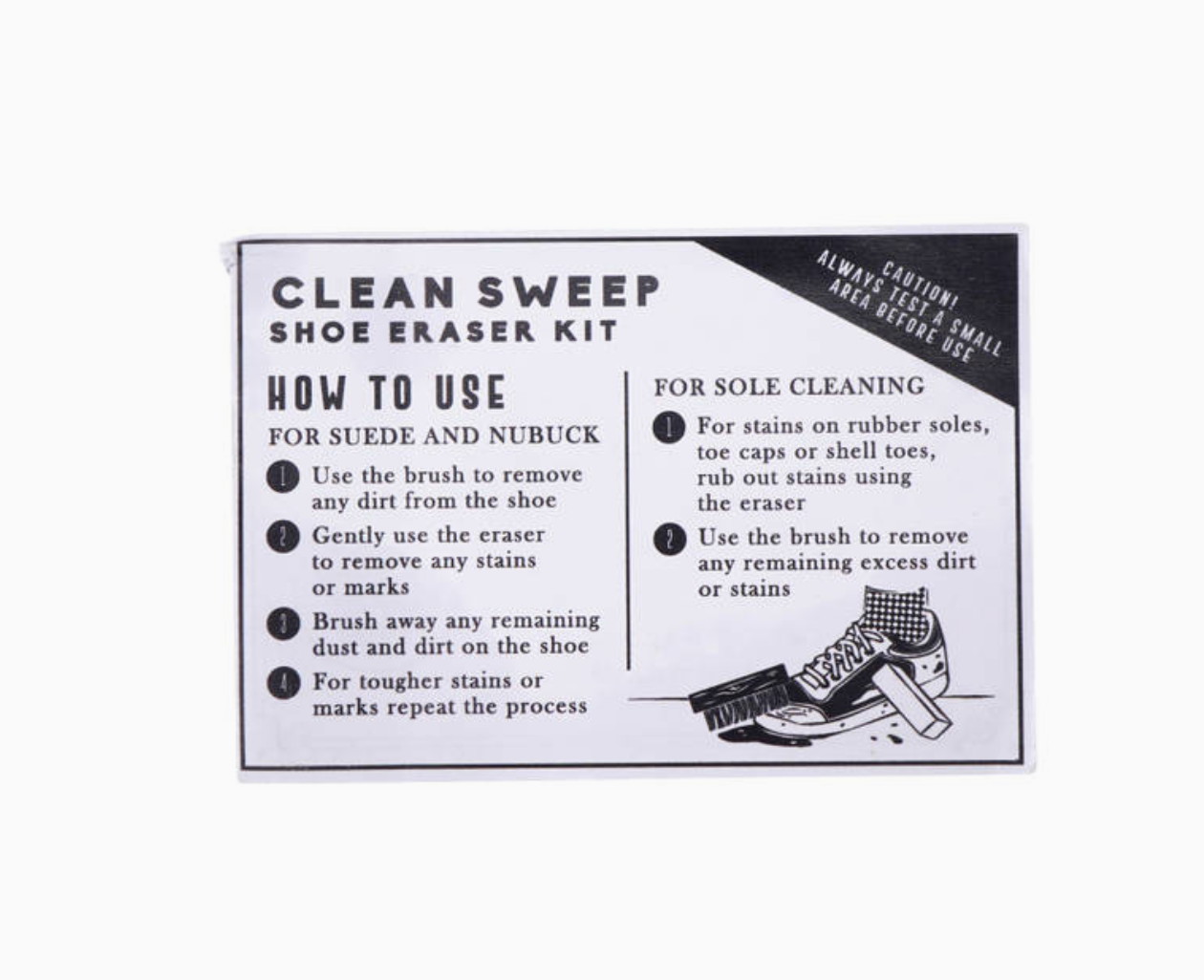 Dapper Chap Clean Sweep' Shoe Eraser Kit