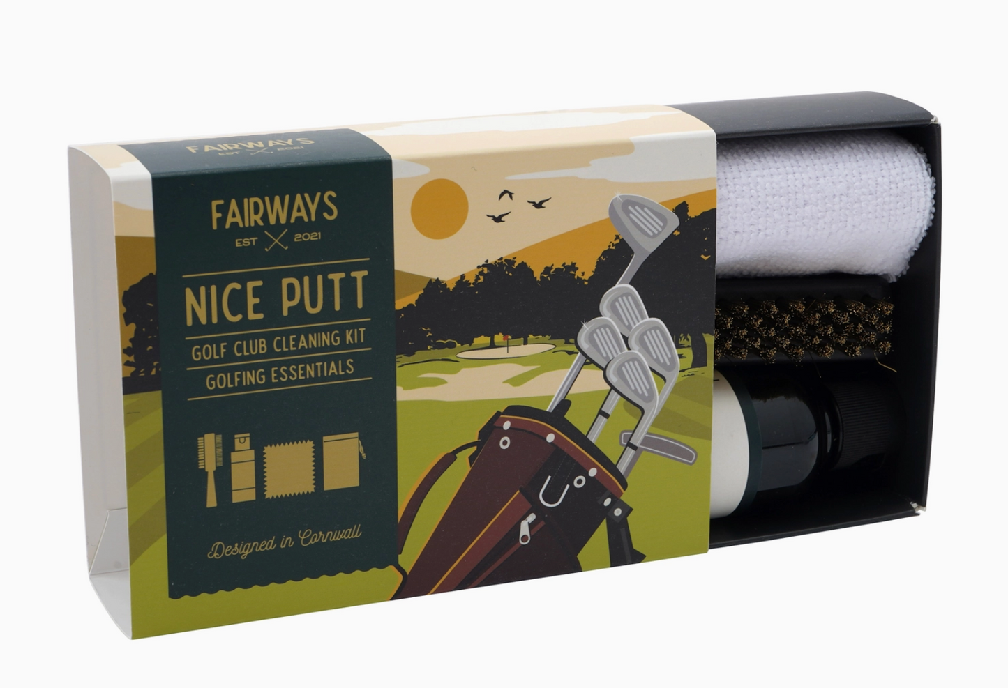 Fairways 'Nice Putt' Golf Club Cleaning Kit